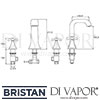 Bristan Glorious 3 Hole Bath Filler Dimensions